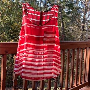 Striped Timing Sheer Tank